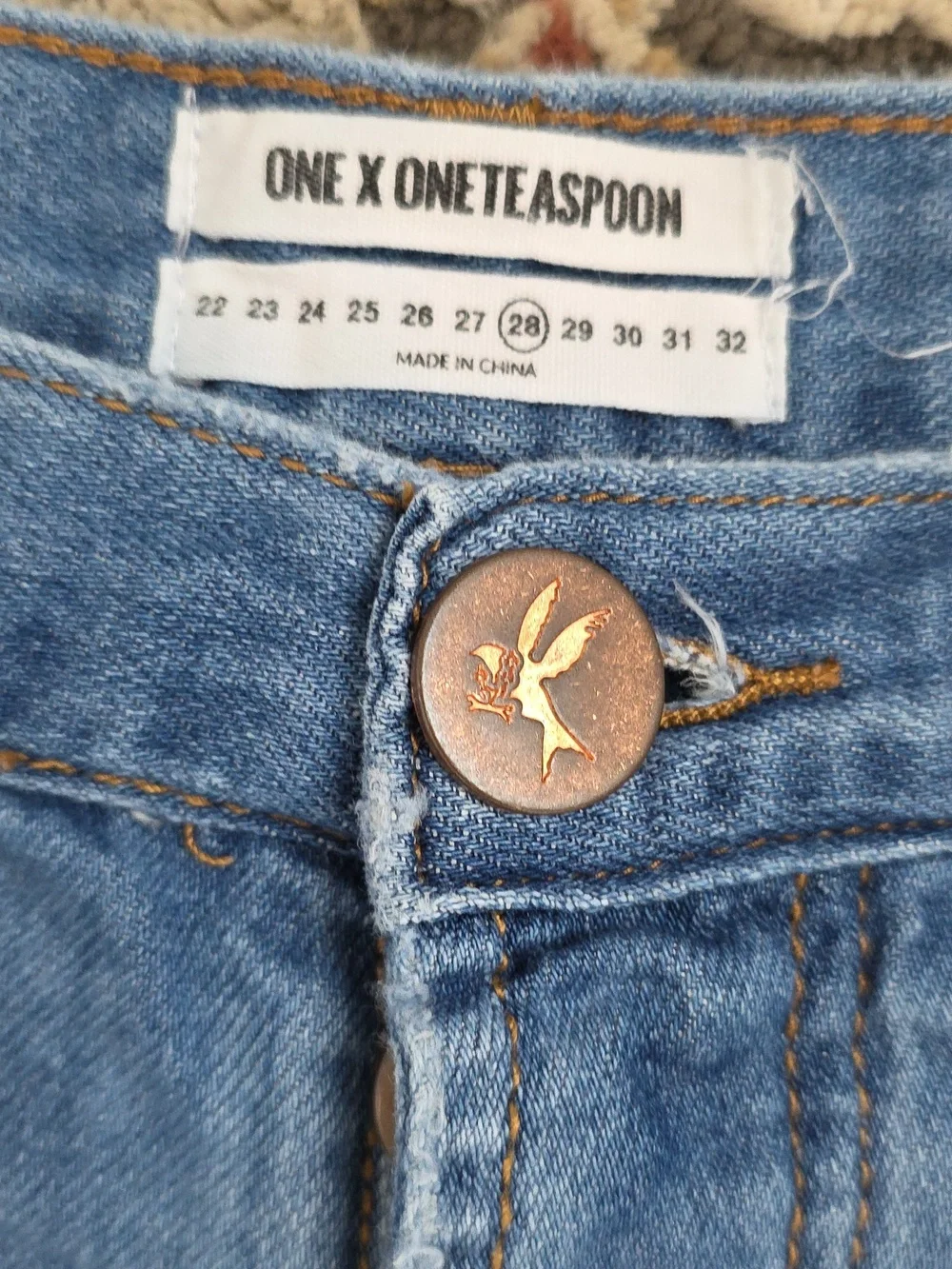 One Traspoon Denim Shorts
